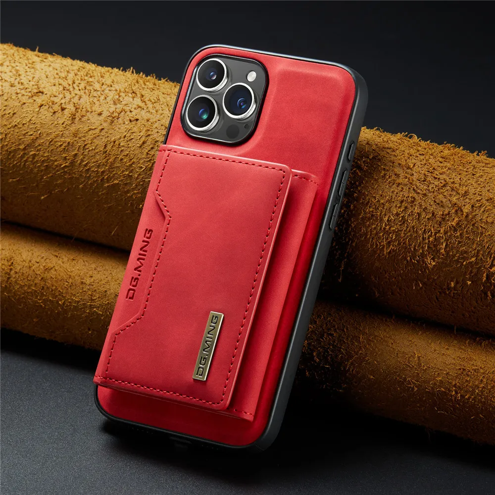 2 In 1 Detachable Magnetic Leather Case for iPhone 16 15 Pro Max 14 13 12 11 XS 7 8 Plus SE2020 Wallet Cover Cards Holder Pocket