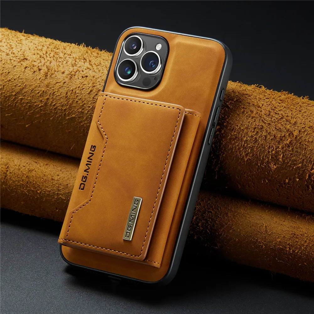 2 In 1 Detachable Magnetic Leather Case for iPhone 16 15 Pro Max 14 13 12 11 XS 7 8 Plus SE2020 Wallet Cover Cards Holder Pocket