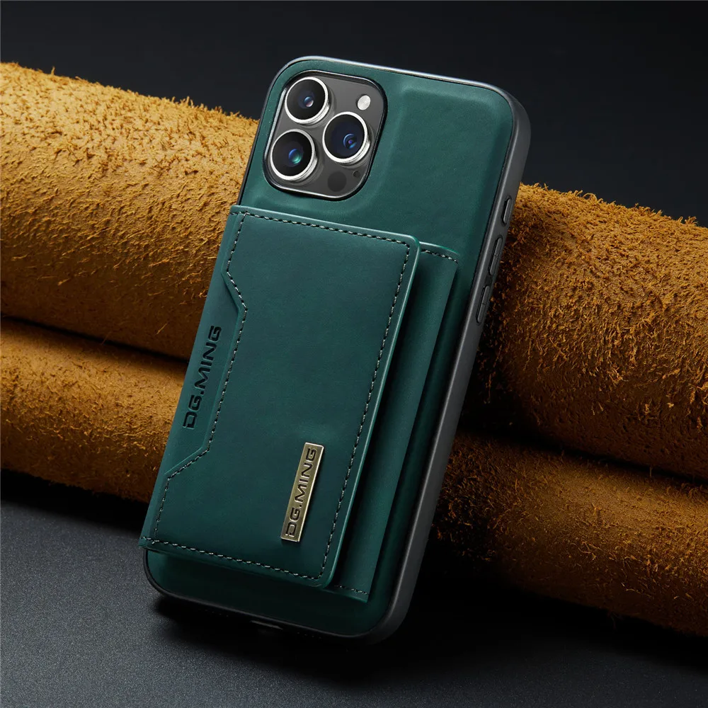 2 In 1 Detachable Magnetic Leather Case for iPhone 16 15 Pro Max 14 13 12 11 XS 7 8 Plus SE2020 Wallet Cover Cards Holder Pocket