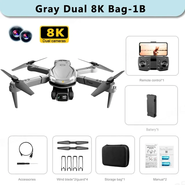 Gray Dual 8K Bag-1B