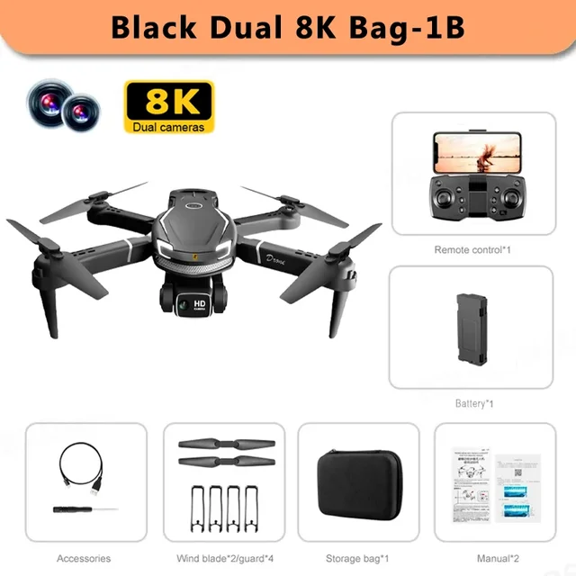 Black Dual 8K Bag-1B